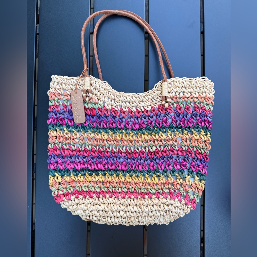 Colorful Straw Bag/Purse